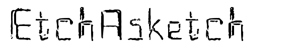 EtchAsketch font preview