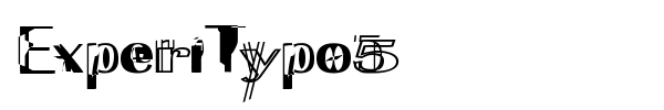 ExperiTypo5 font