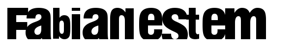 Fabianestem font