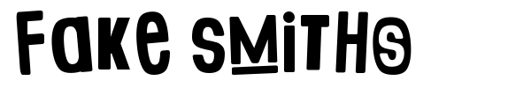 Fake Smiths font