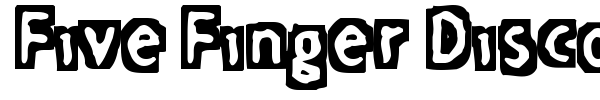 Five Finger Discount font