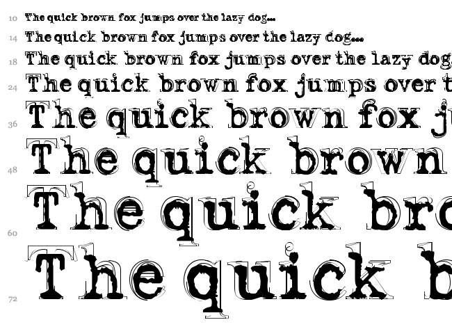 Fluoxetine font waterfall