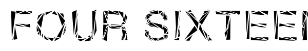 Four Sixteen Sixteen font