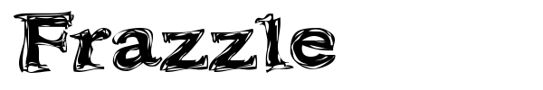 Frazzle font