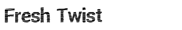 Fresh Twist font