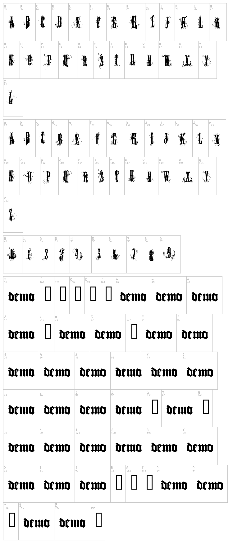Fuck you Las Vegas font map