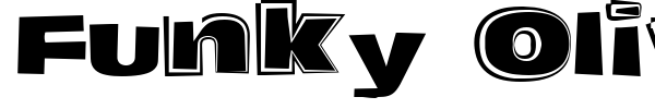 Funky Olive font