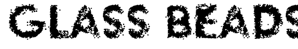 Glass Beads font preview