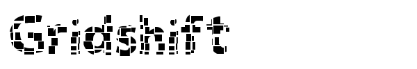 Gridshift font