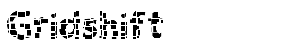 Gridshift font preview