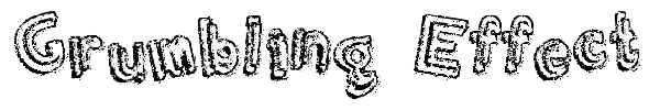 Grumbling Effect font preview