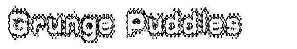 Grunge Puddles font