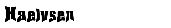 Haelvsen font