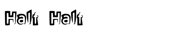 Half Half font