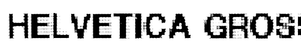 Helvetica Grosse Bit font
