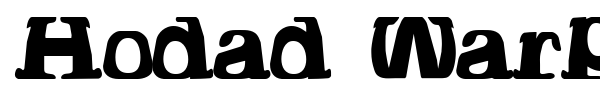 Hodad Warped One font