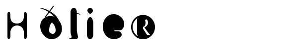 Holier font