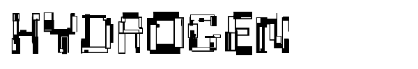 Hydrogen font