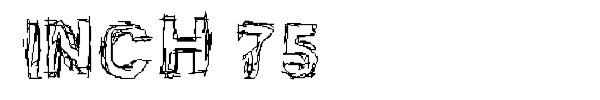 Inch 75 font