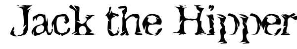 Jack the Hipper font