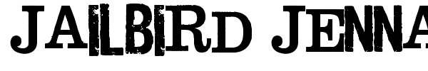 Jailbird Jenna font