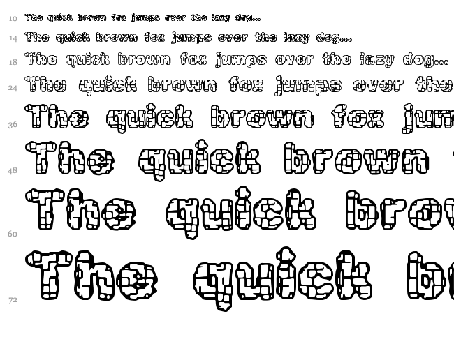 Katalyst font waterfall