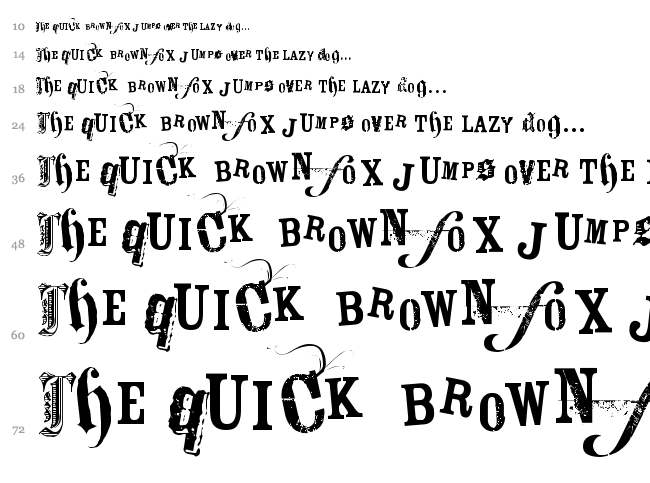 Keetano ATL My Gangsta font waterfall