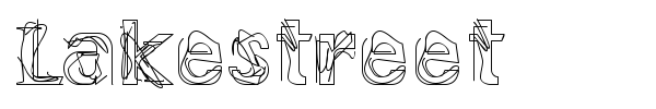 Lakestreet font preview