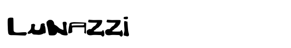 Lunazzi font