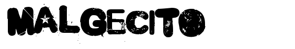 Malgecito font preview