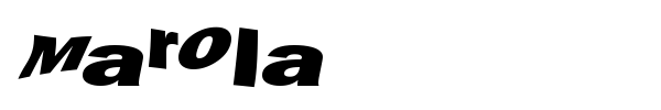Marola font