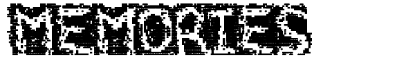 Memories font