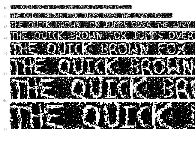 Memories font waterfall