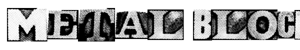 Metal Block Naked font