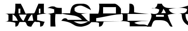 Misplaced font