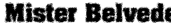 Mister Belvedere font