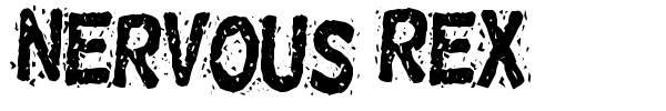 Nervous Rex font