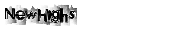 NewHighs font