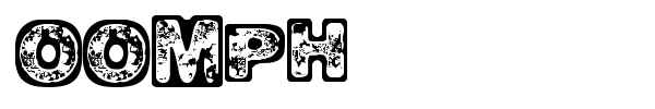 Oomph font