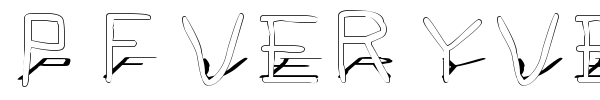 PFveryverybadfont font preview