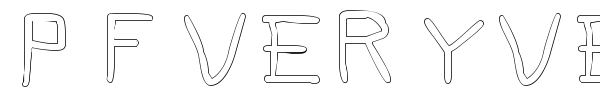 PFveryverybadfont font preview