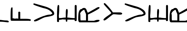 PFveryverybadfont font preview