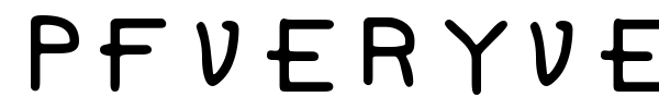 PFveryverybadfont font preview