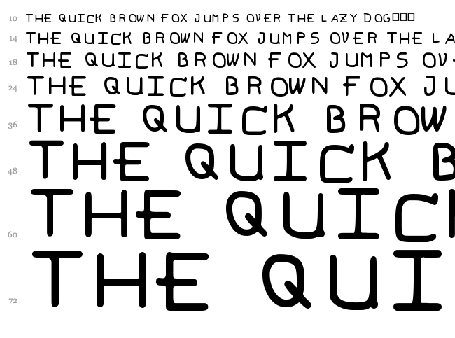 PFveryverybadfont font waterfall