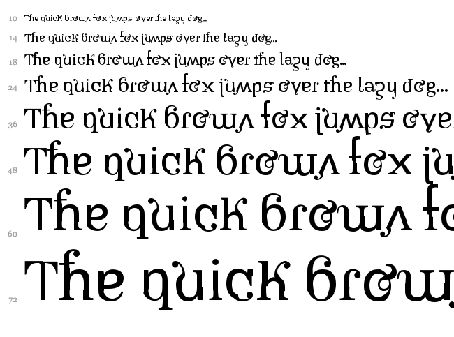Pirates font waterfall