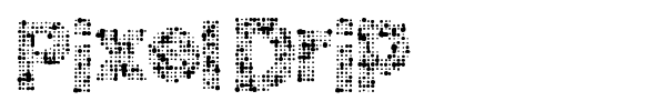 Pixel Drip font