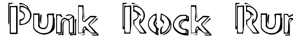 Punk Rock Rummage Sale font