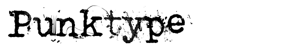 Punktype font