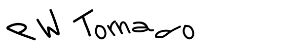 PW Tornado font
