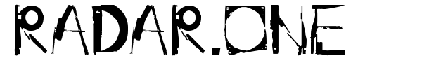 Radar.One font preview